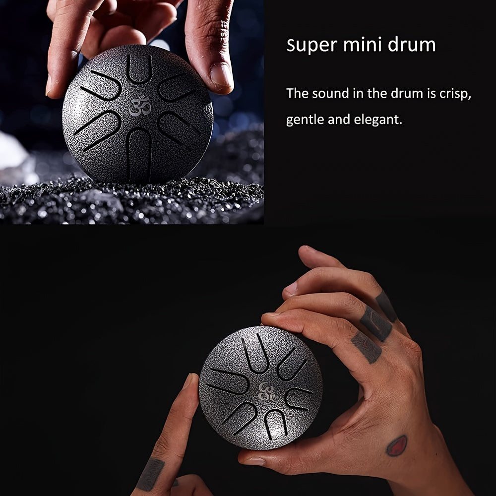 Mini Steel Tongue Drum - 6 Notes