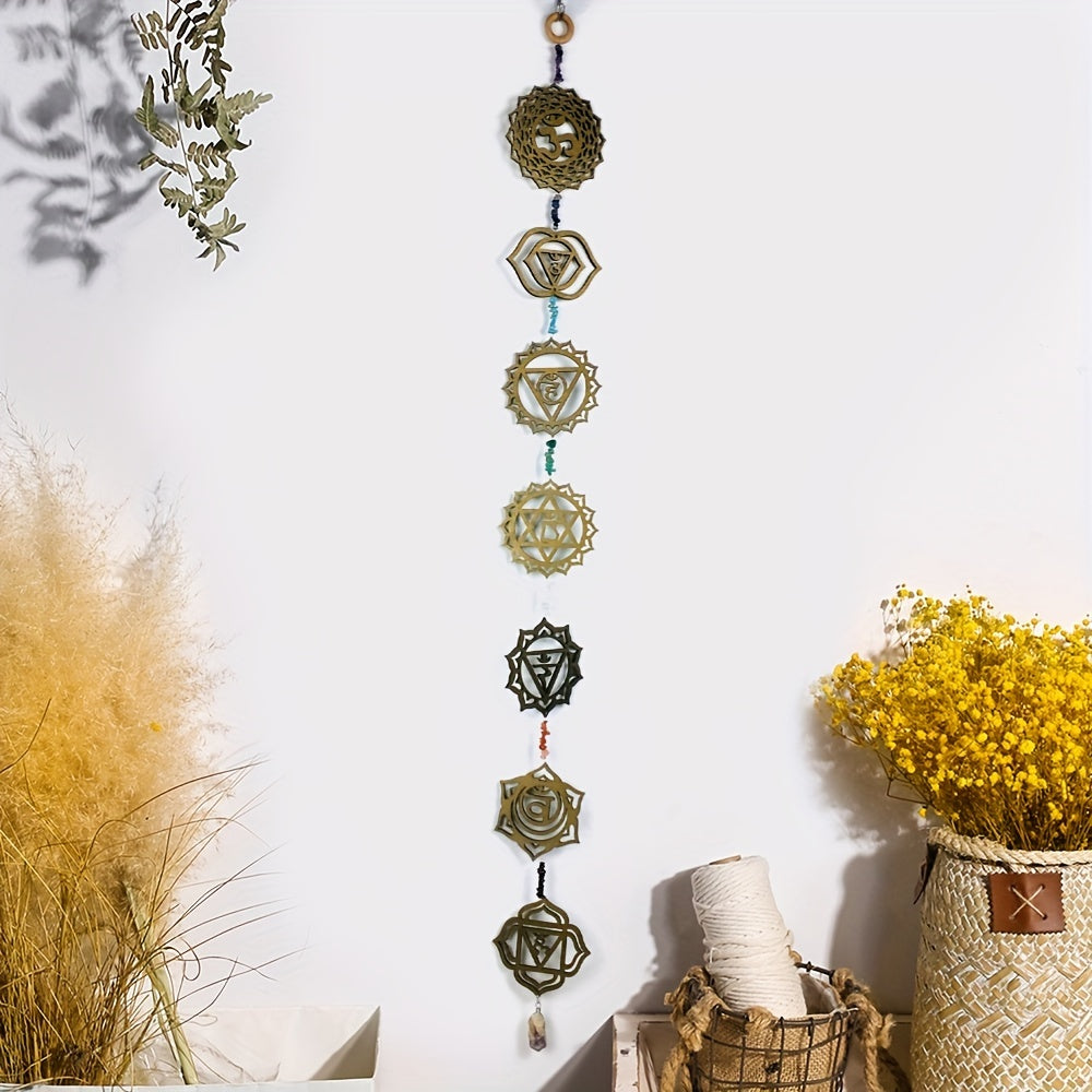 Chakra Wooden Wall Art - Yoga Room Décor