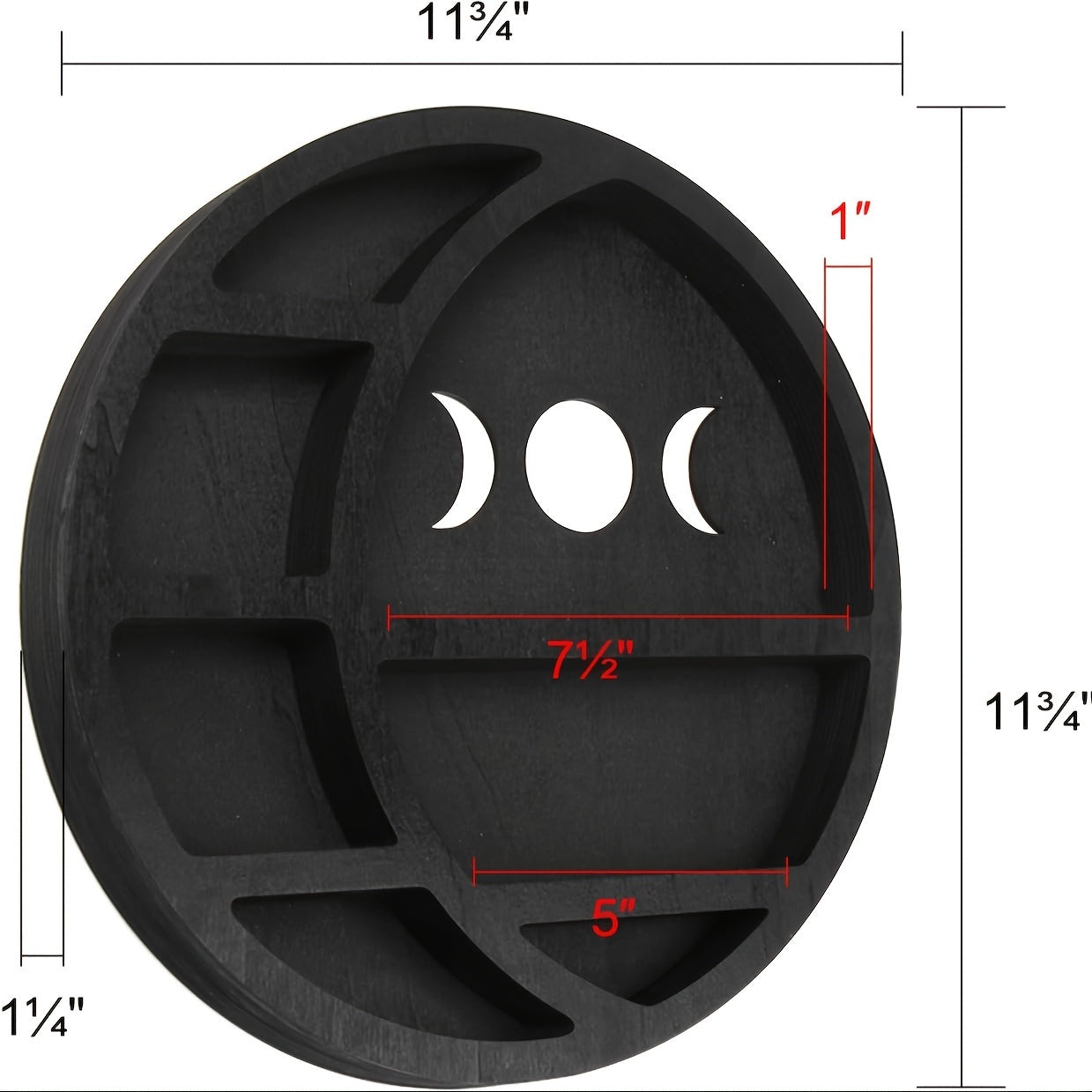 Crystal/Essential Oils Display Shelf - Handcrafted Wooden