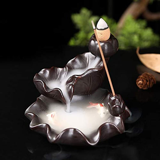 Ceramics Waterfall Incense Burner