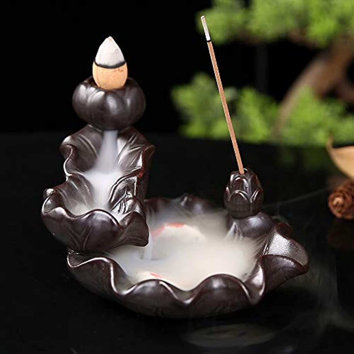 Ceramics Waterfall Incense Burner