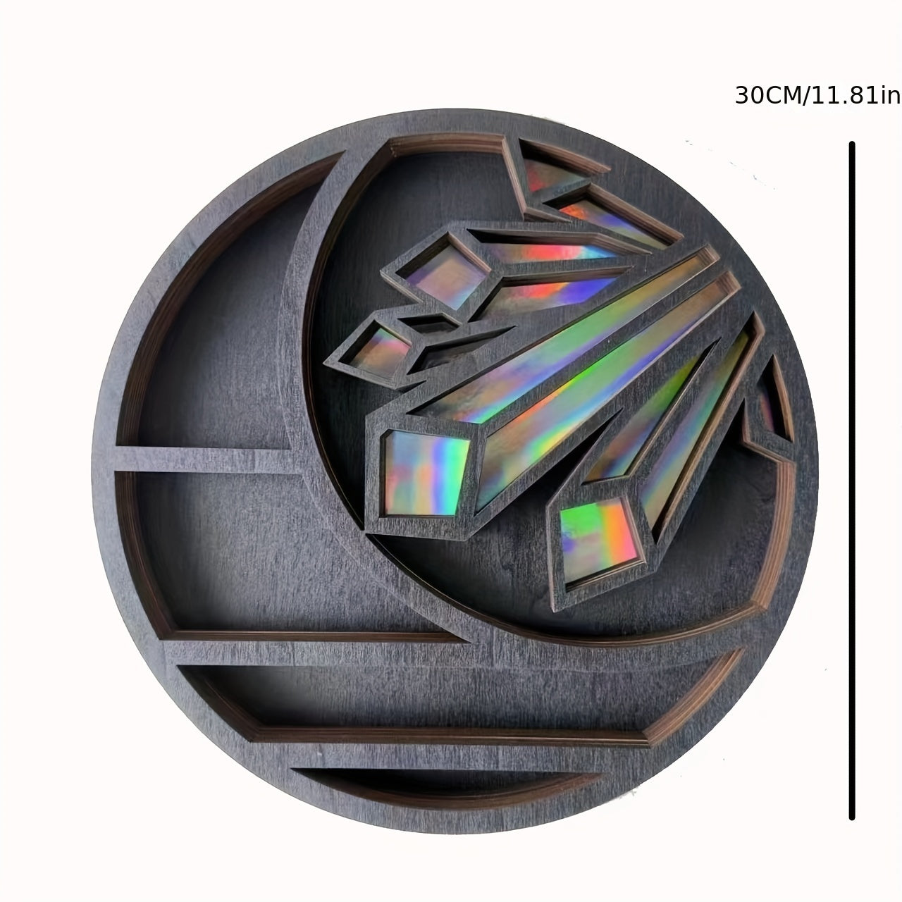 Wooden Crystal Display Rack - Aesthetic Room Décor