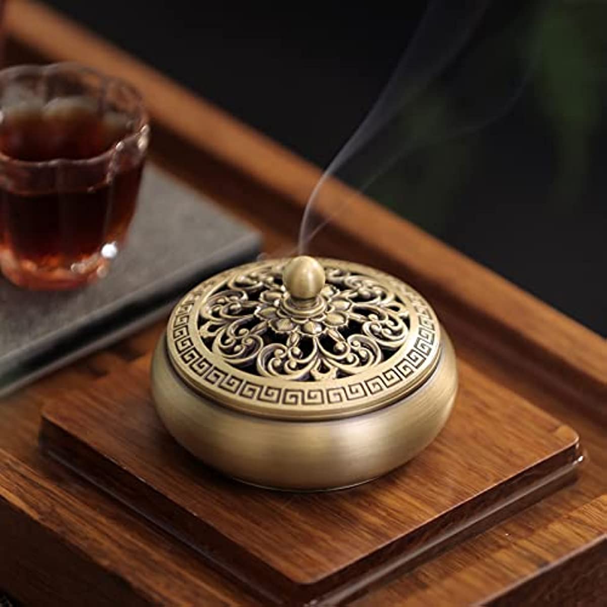 1  Hottest sale Copper Incense Burner 16Pcs Tool set