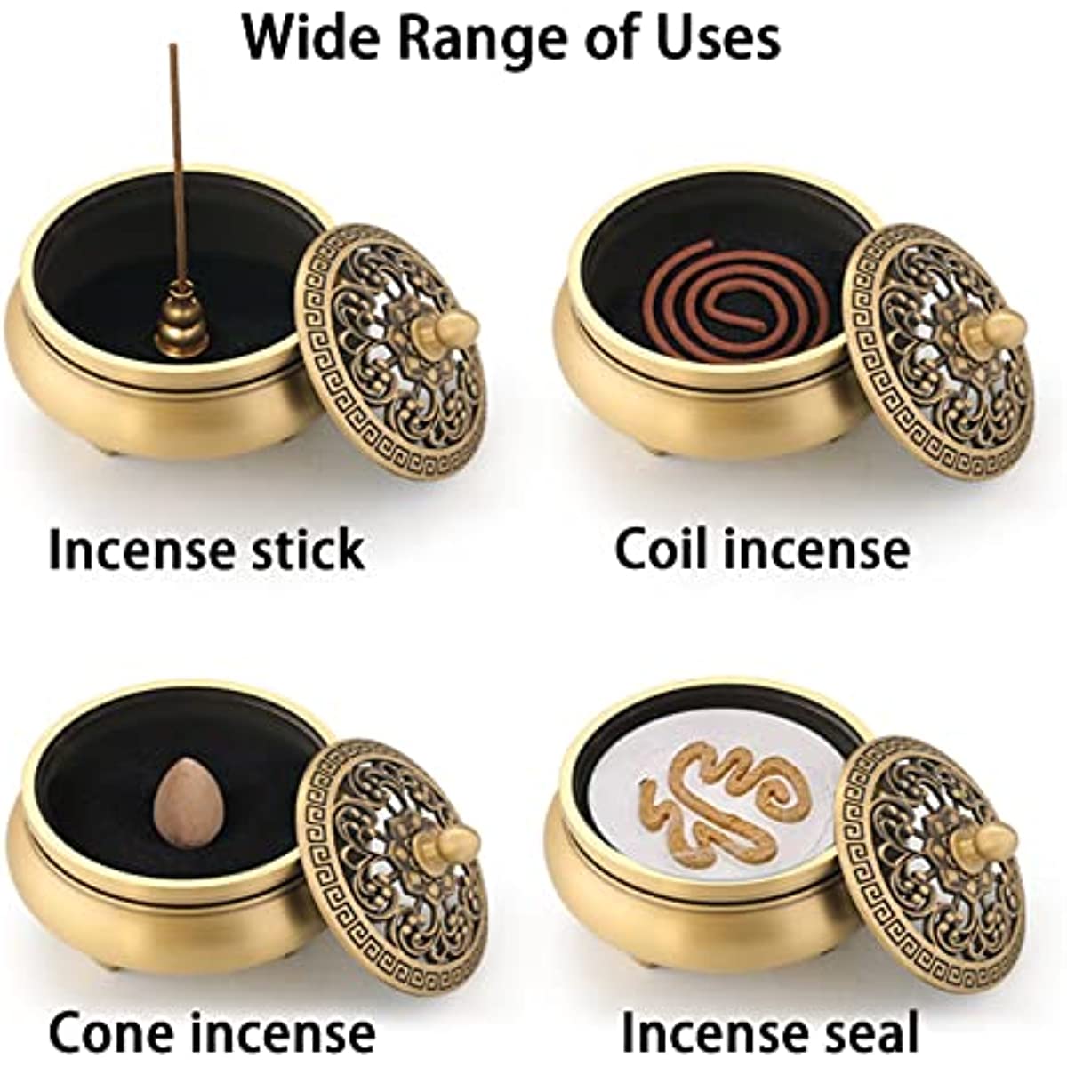 1  Hottest sale Copper Incense Burner 16Pcs Tool set