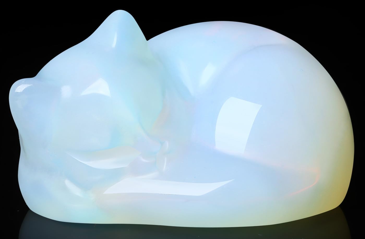 2 Inch Green Aventurine Cat Crystals Statue