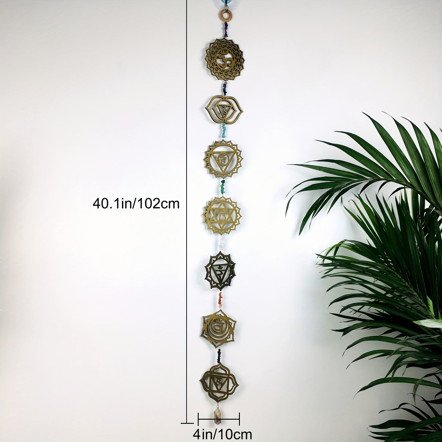 Chakra Wooden Wall Art - Yoga Room Décor