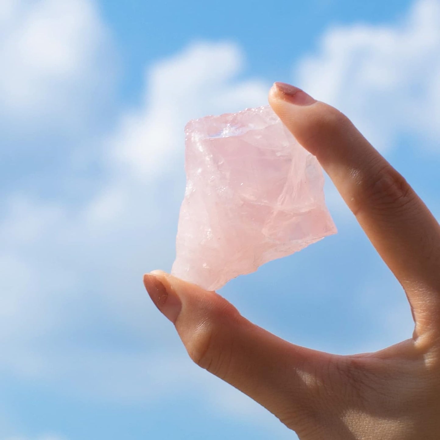 1 lb Bulk Rose Quartz Rough Stones: Large 1"