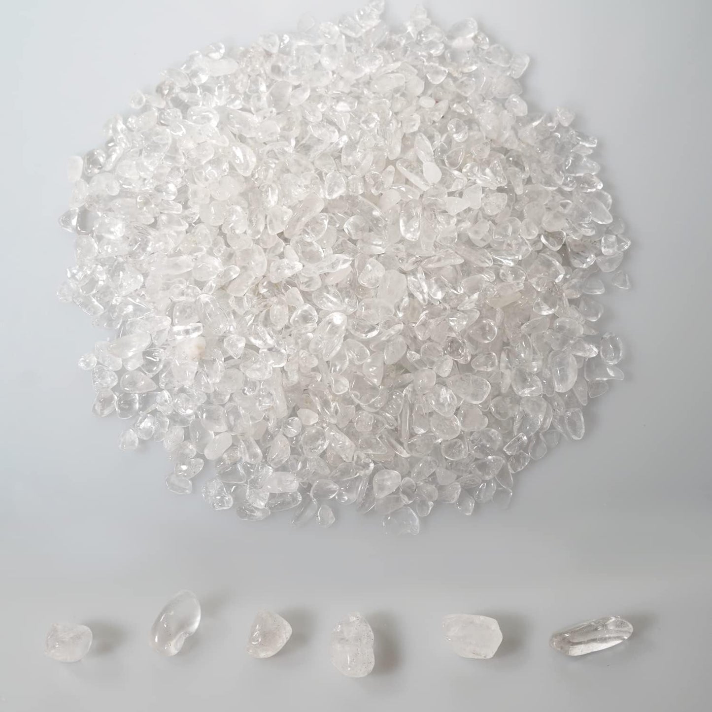 2lb Rose Quartz Natural Crushed 7mm-9mm