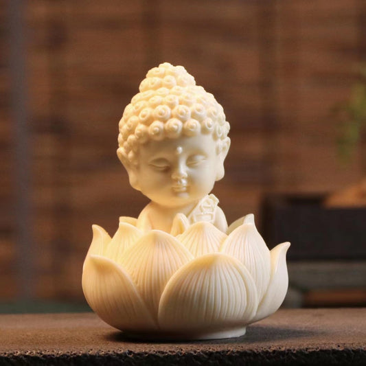 Ivory Nut Buddha Sculpture