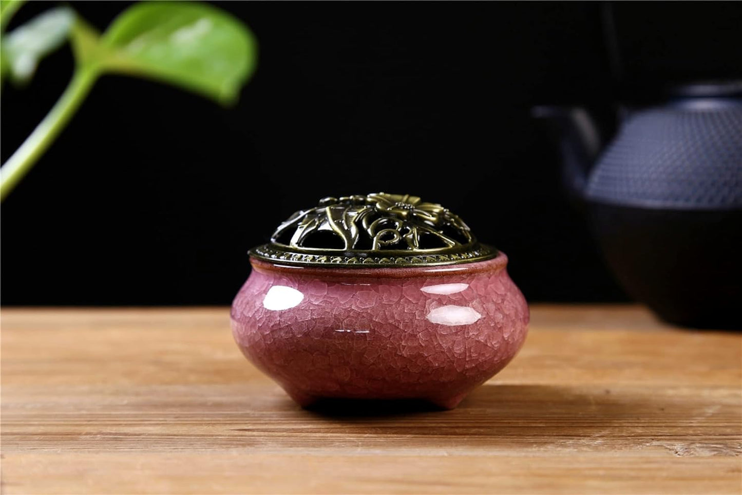 Ceramic Incense Burner with Incense Stick Holder