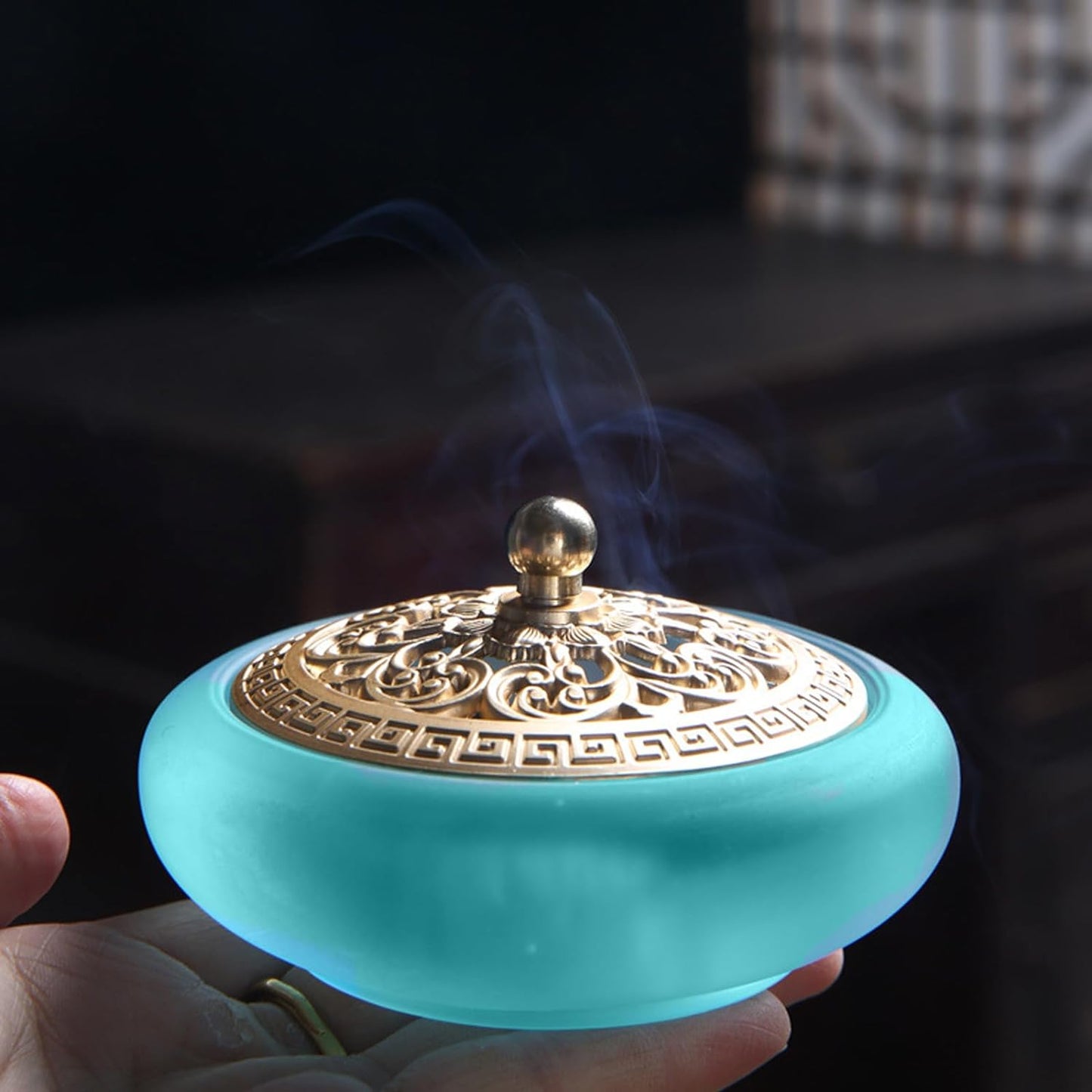 11Colored Glass Complete Incense 16 Pcs Set