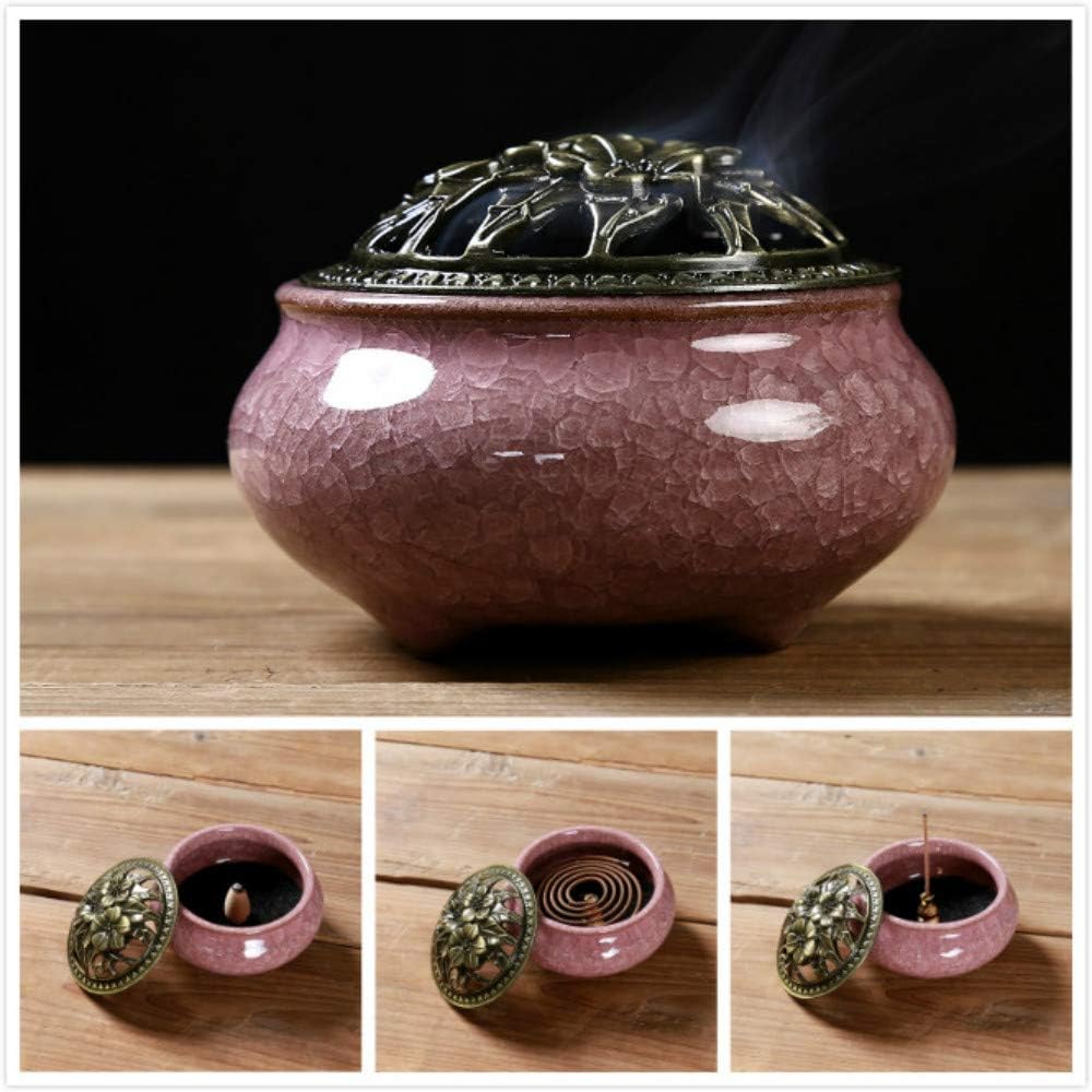Ceramic Incense Burner with Incense Stick Holder