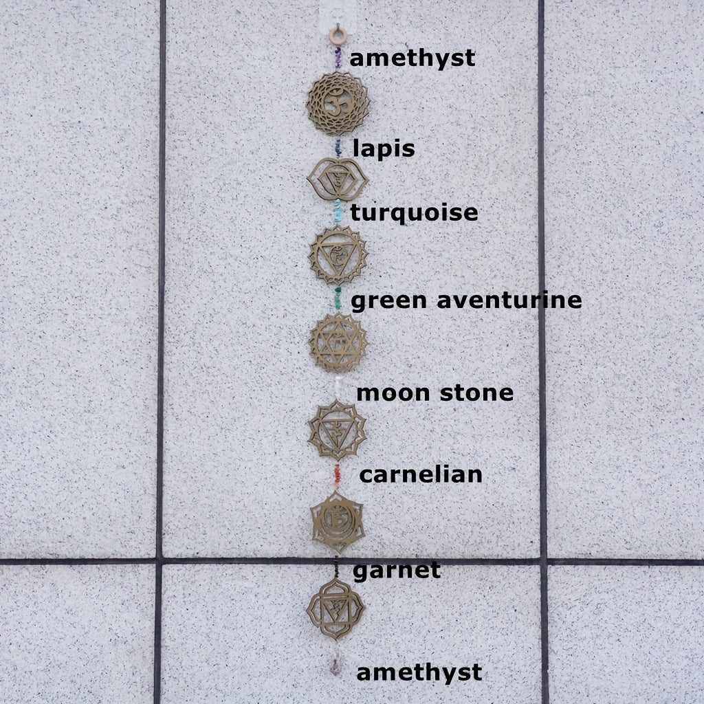 Chakra Wooden Wall Art - Yoga Room Décor