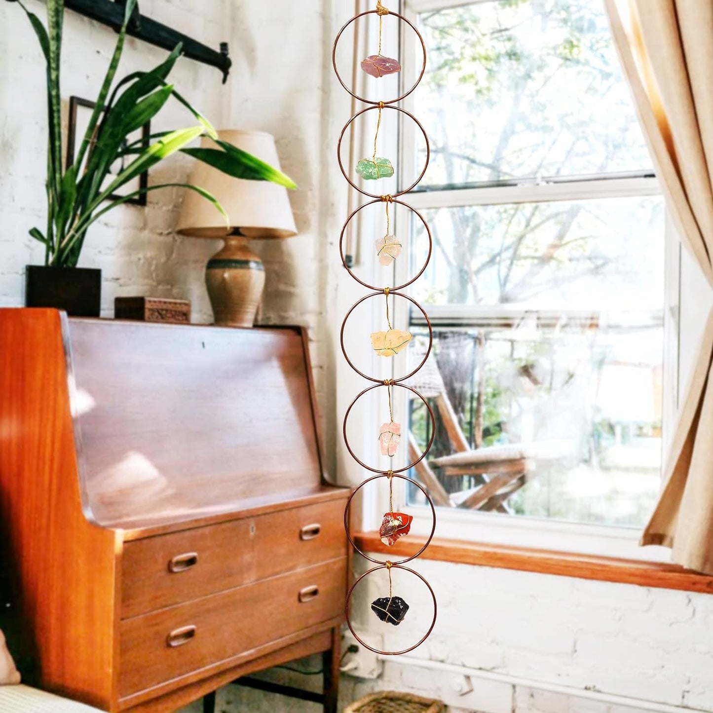 Chakra Gemstone Wall Hanger