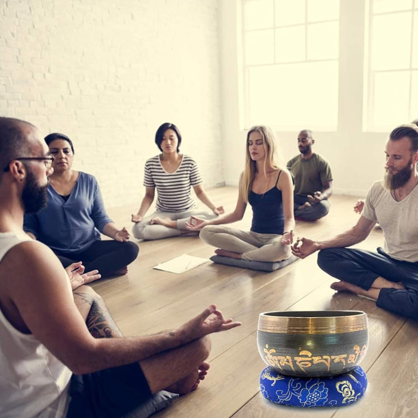 Tibetan Singing Bowls Set (Black)