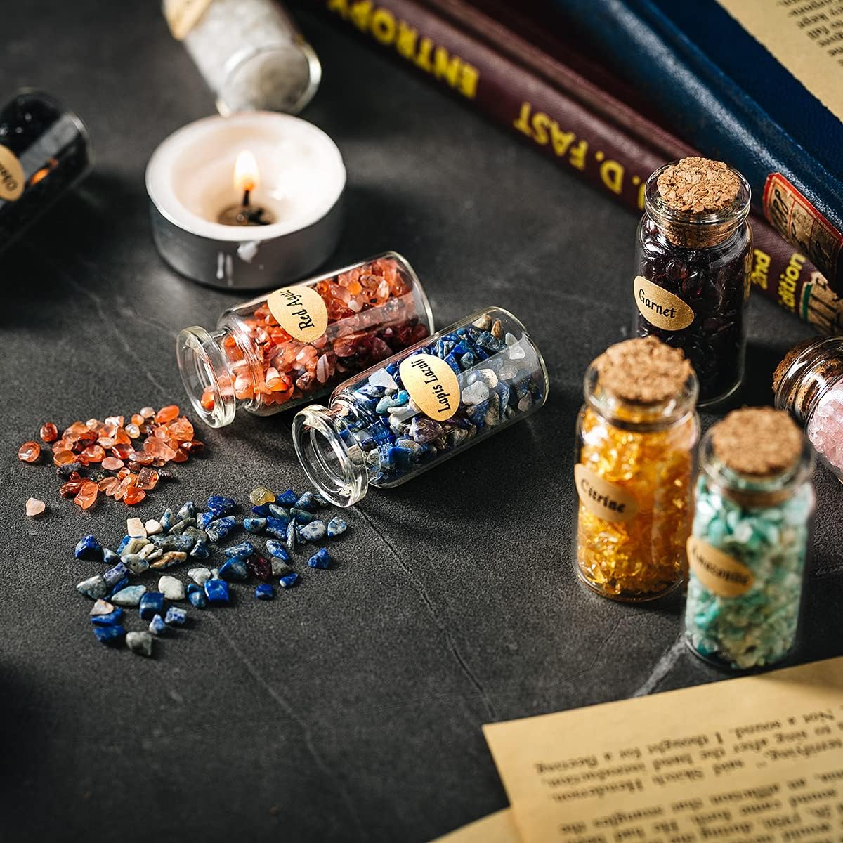 12 Different Crystals Healing Stone