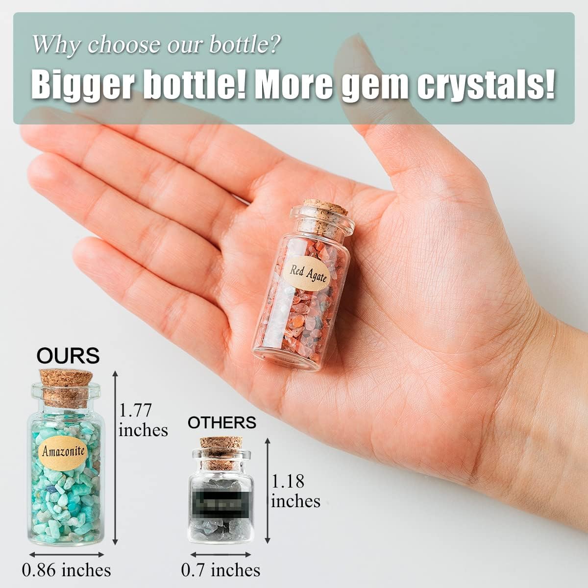 12 Different Crystals Healing Stone