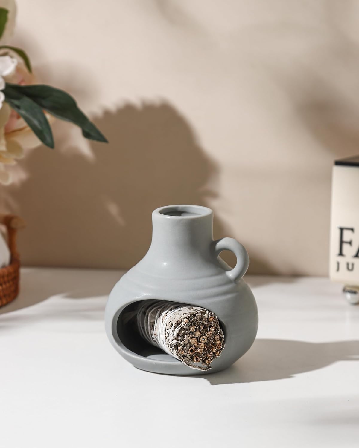 3 in 1 Incense Holder Burner for Palo Santo Sticks Sage