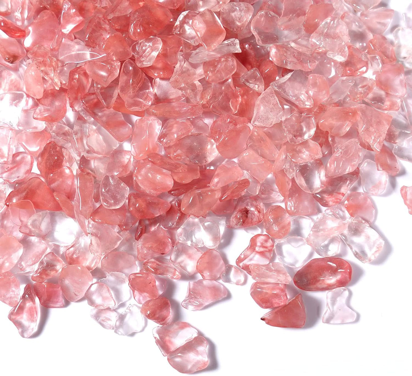 2lb Rose Quartz Natural Crushed 7mm-9mm