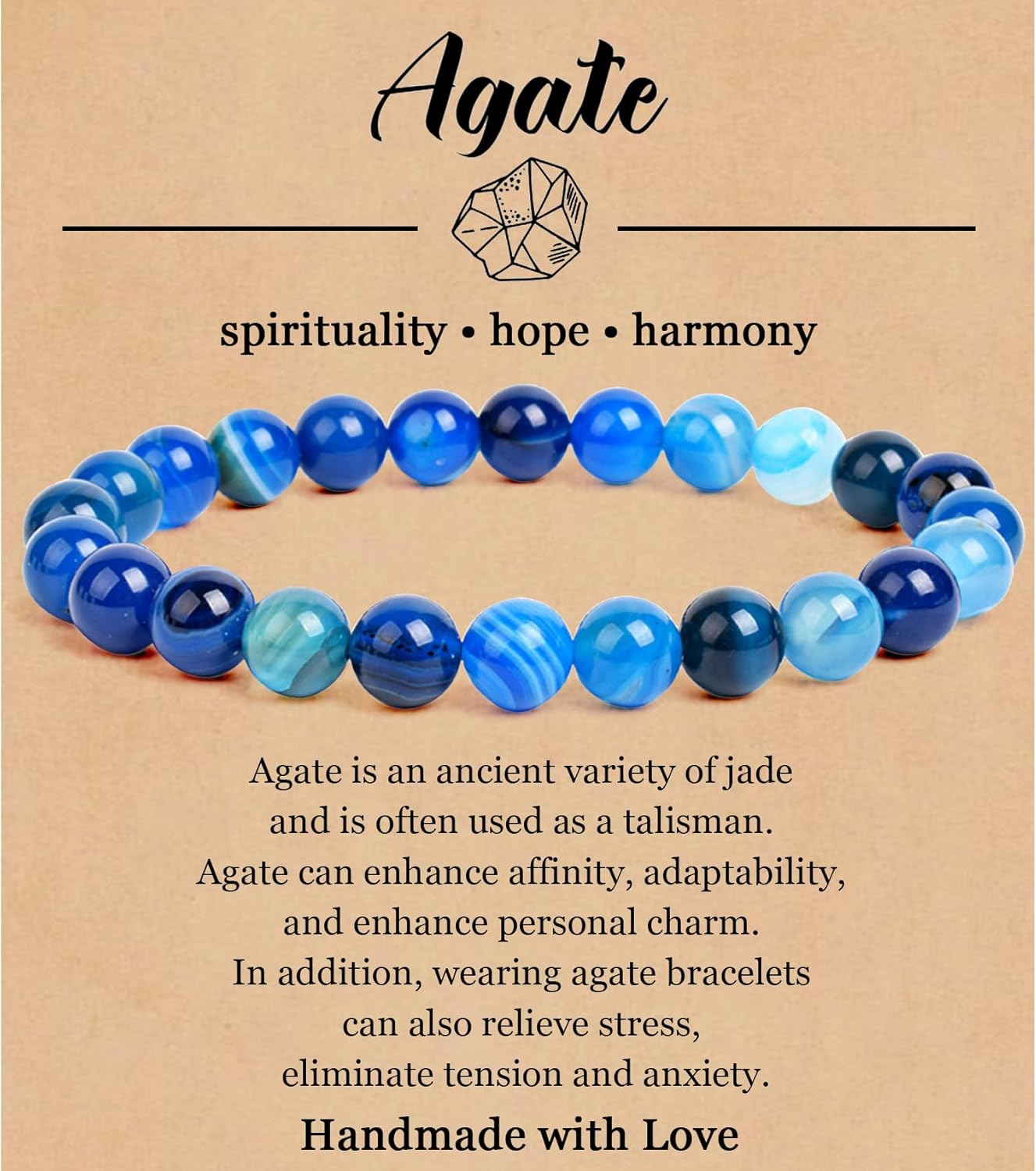 Natural Stone Bracelet for Women & Men