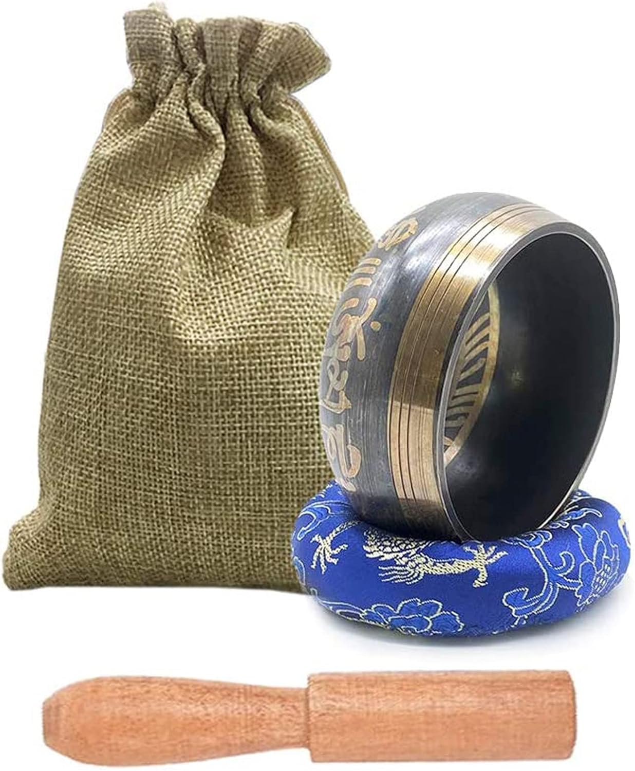 Tibetan Singing Bowls Set (Black)