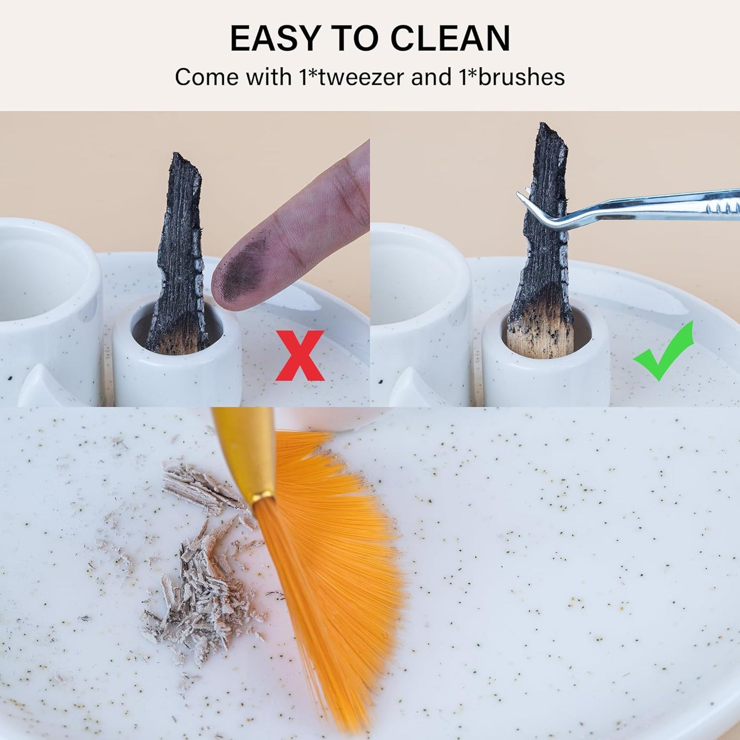 4 in 1 Incense and Candle Holder