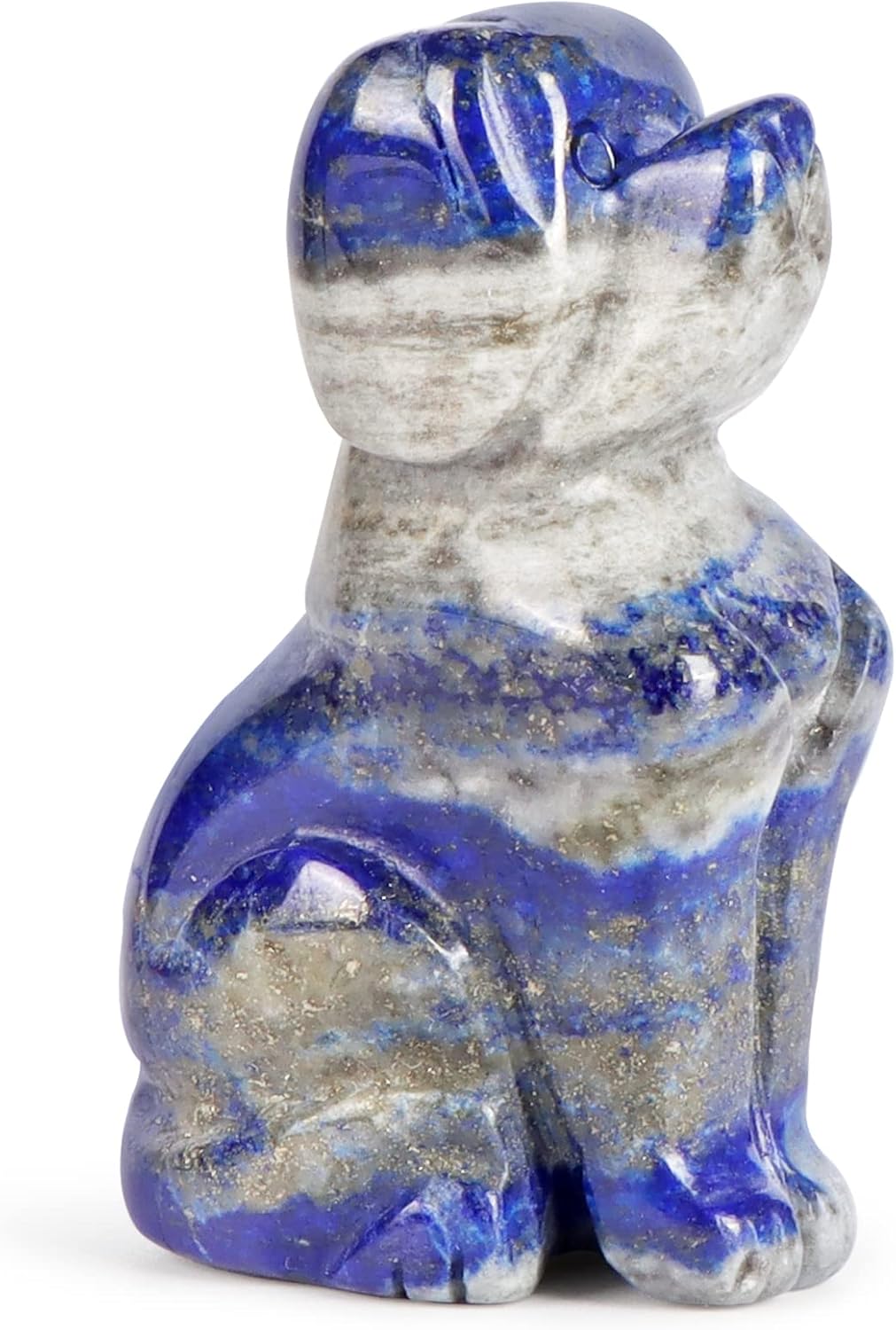 2" Black Obsidian Dog Crystal