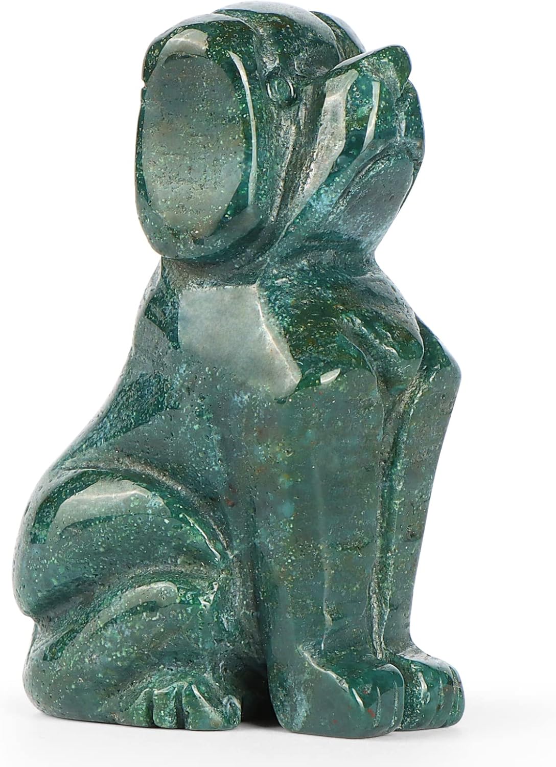 2" Black Obsidian Dog Crystal