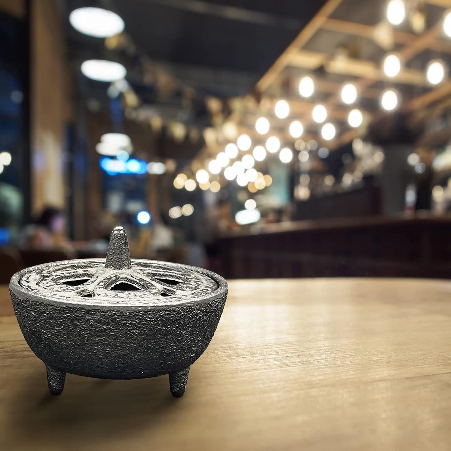 Cast Iron Incense Burner with Incense Stick Holder