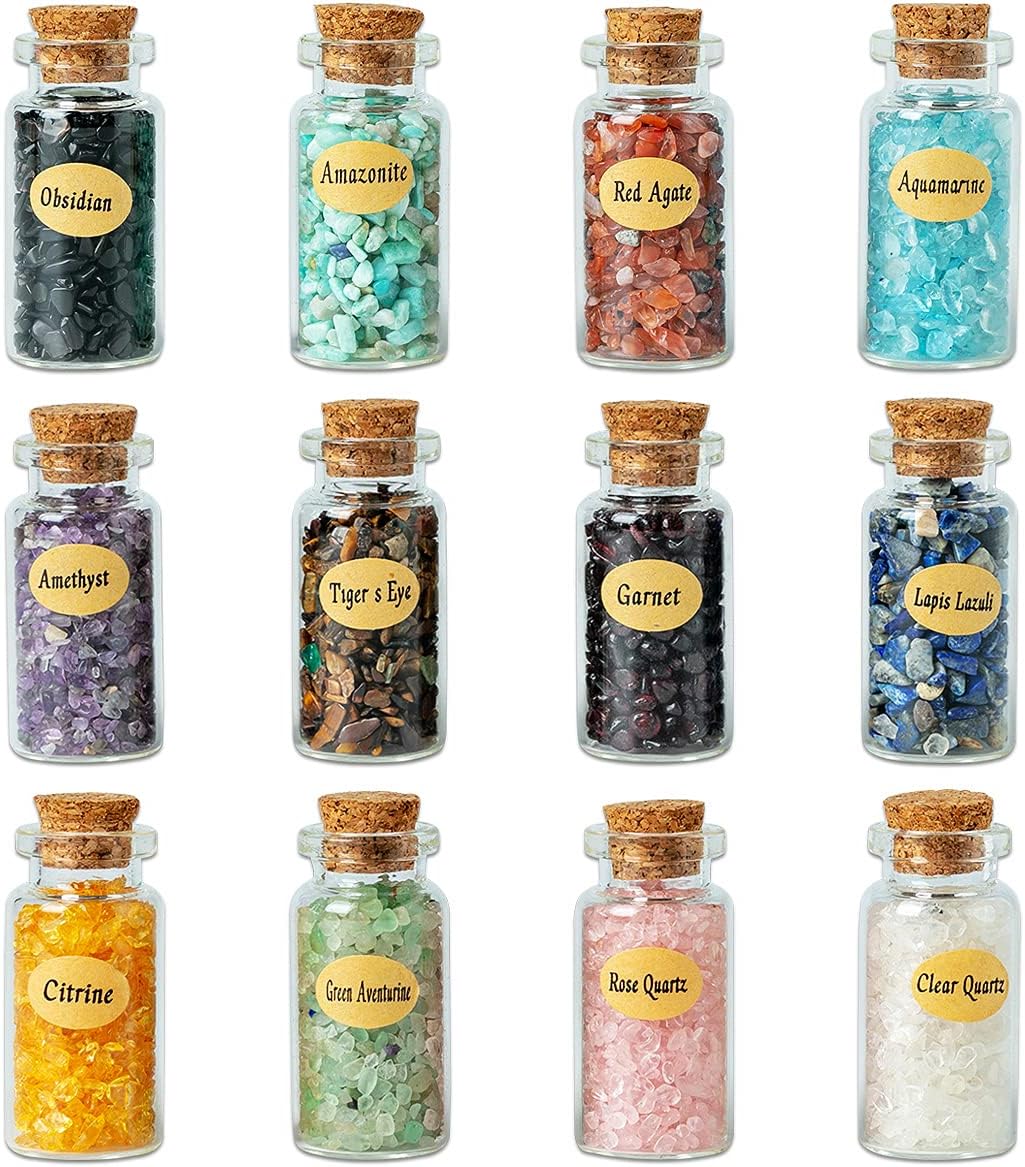 12 Different Crystals Healing Stone