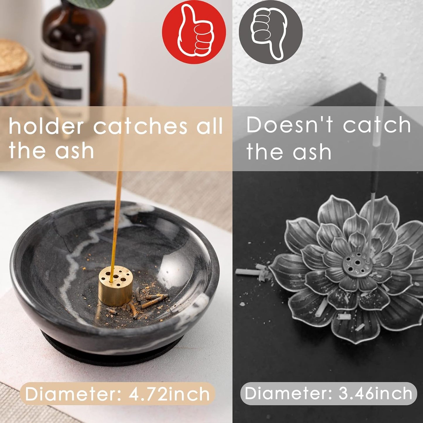 Incense Holder, Beautiful Natural Marble