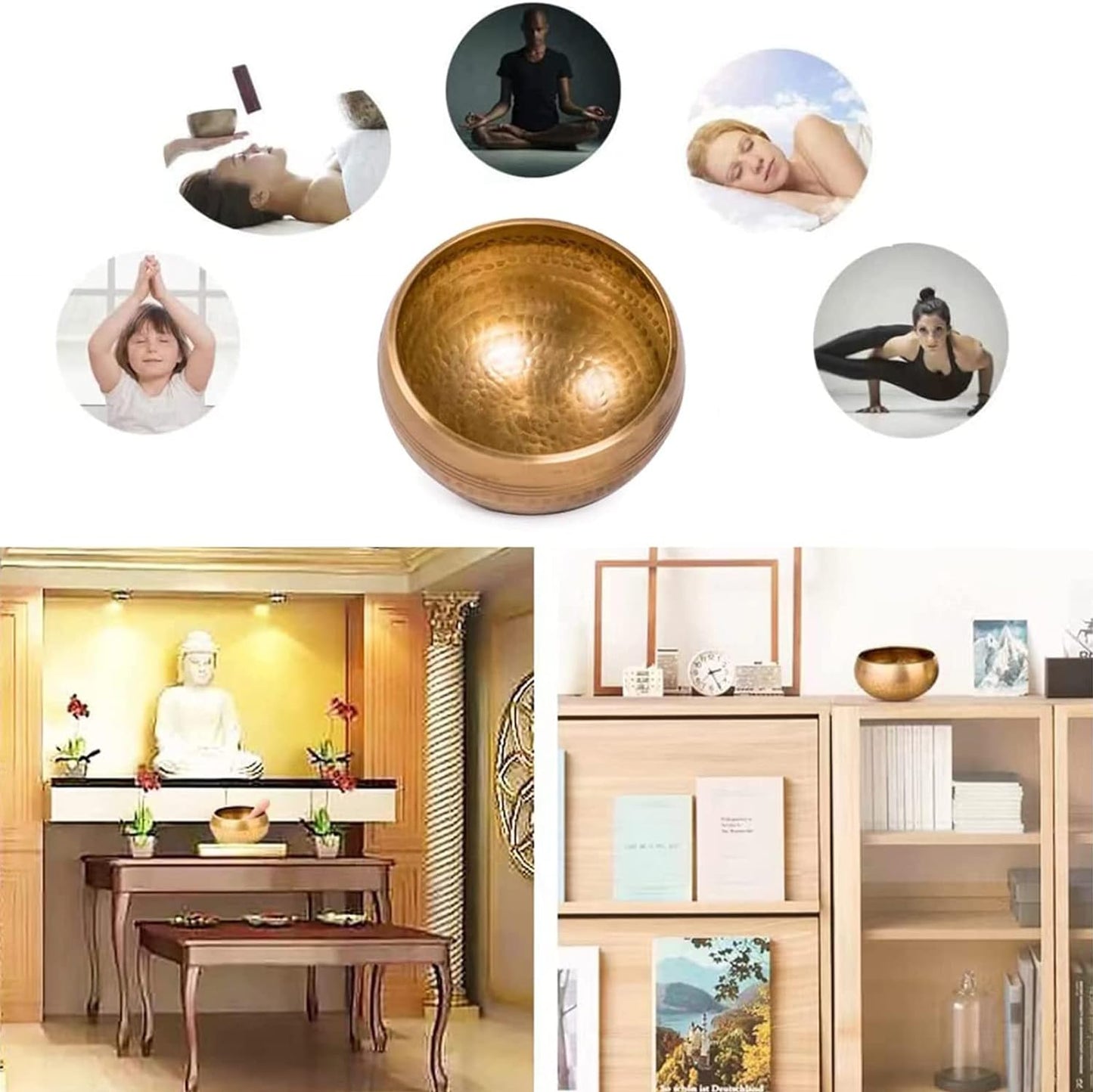 Tibetan Singing Bowls Set (Black)