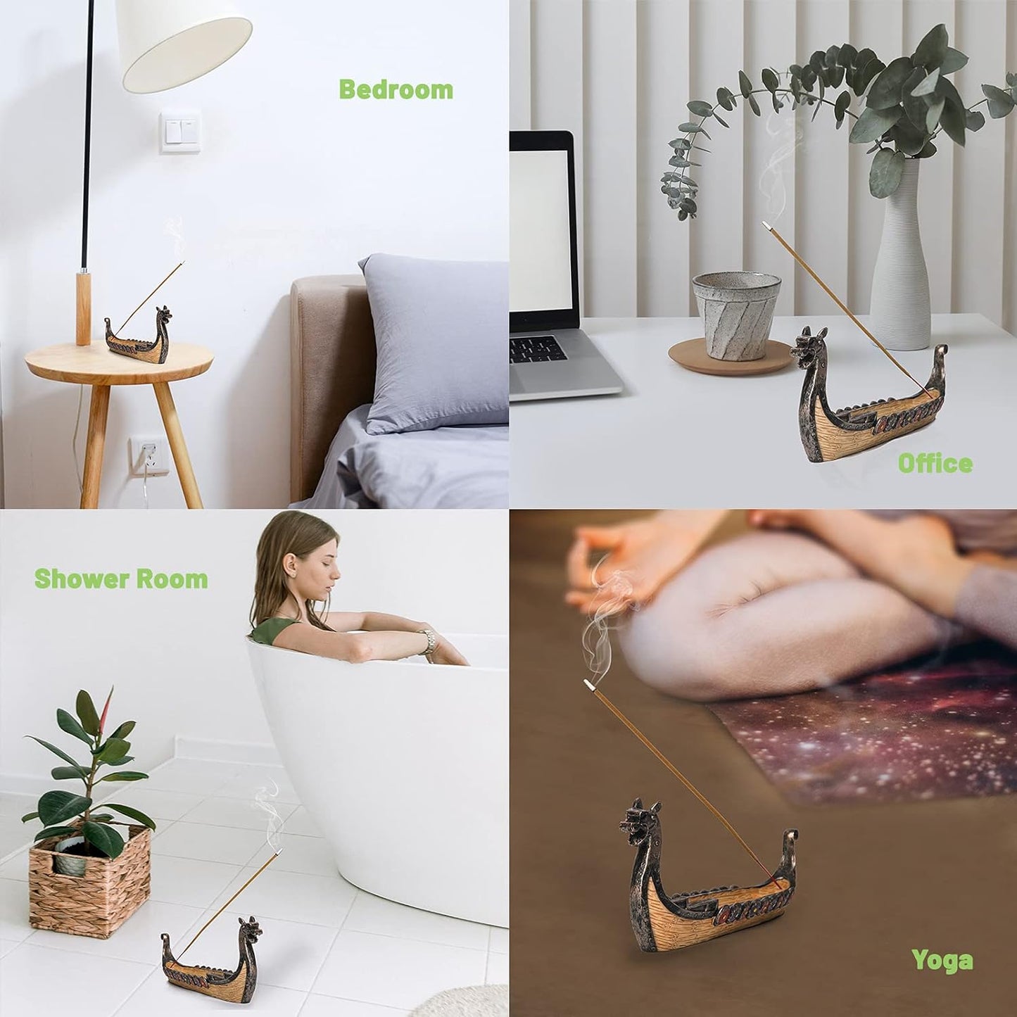 Vintage Hand-Carved Dragon Incense Burner