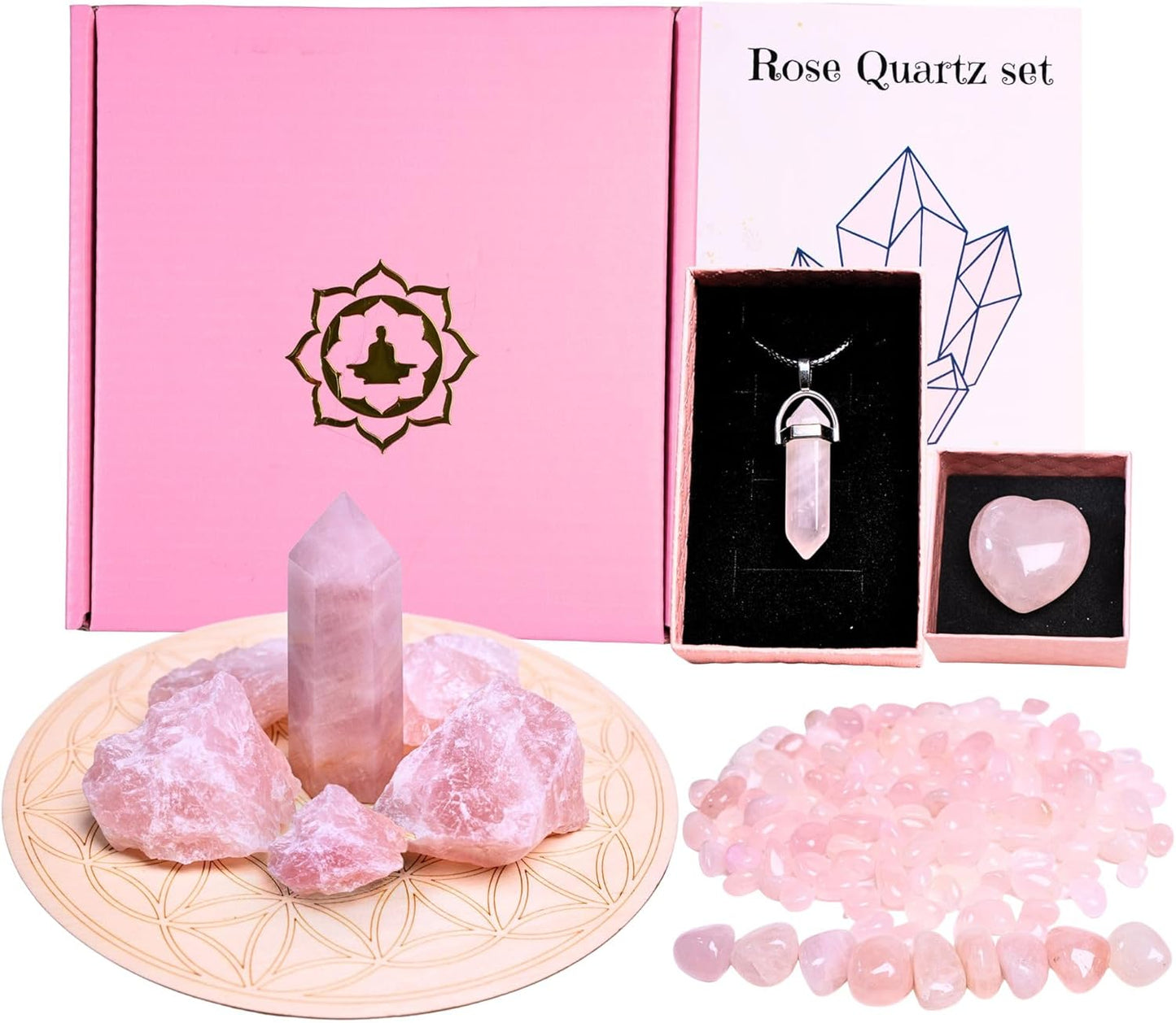 Rose Quartz Healing Set