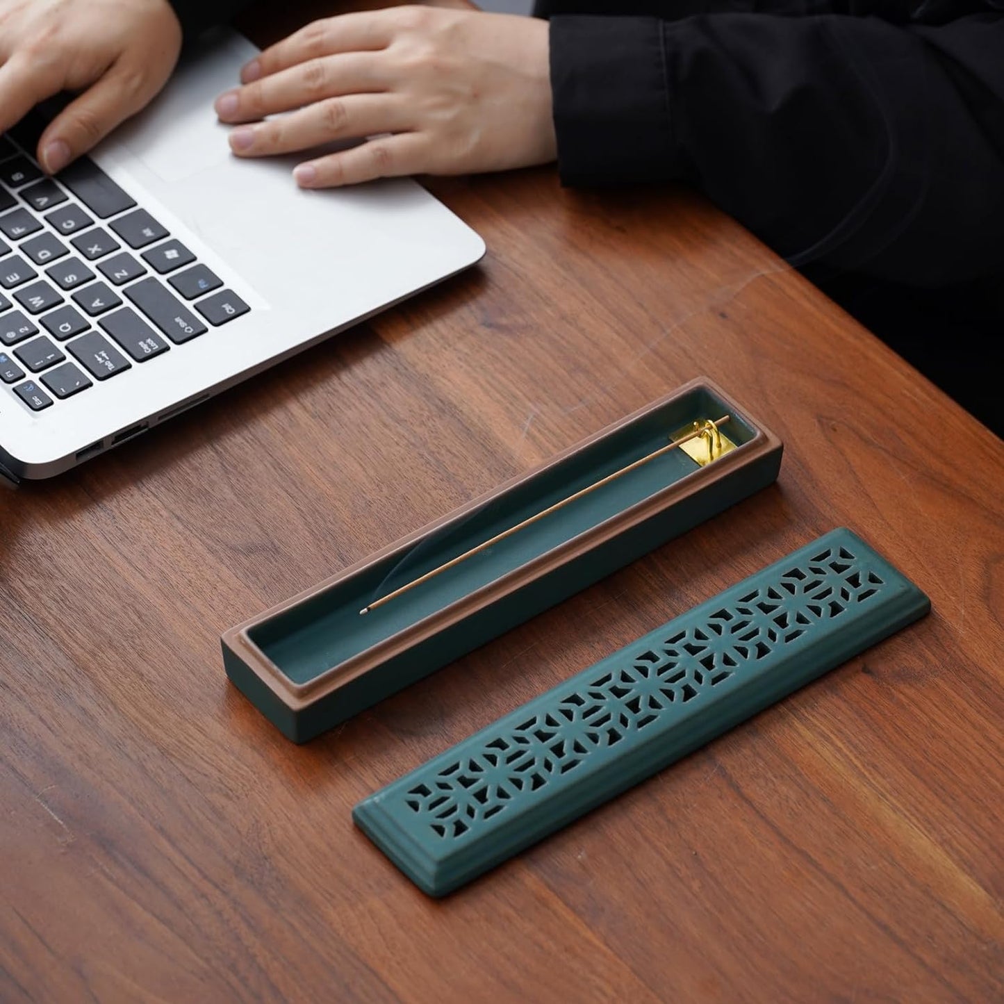 Ceramic Insence-Stick Holder Ash Catcher