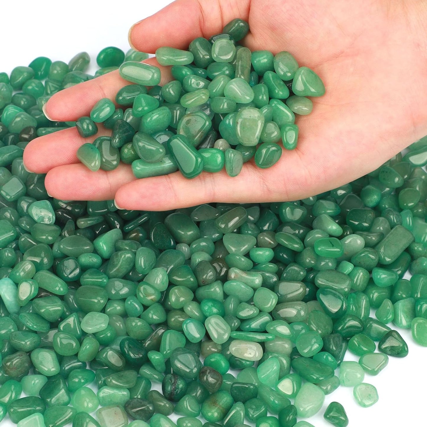 2lb Rose Quartz Natural Crushed 7mm-9mm