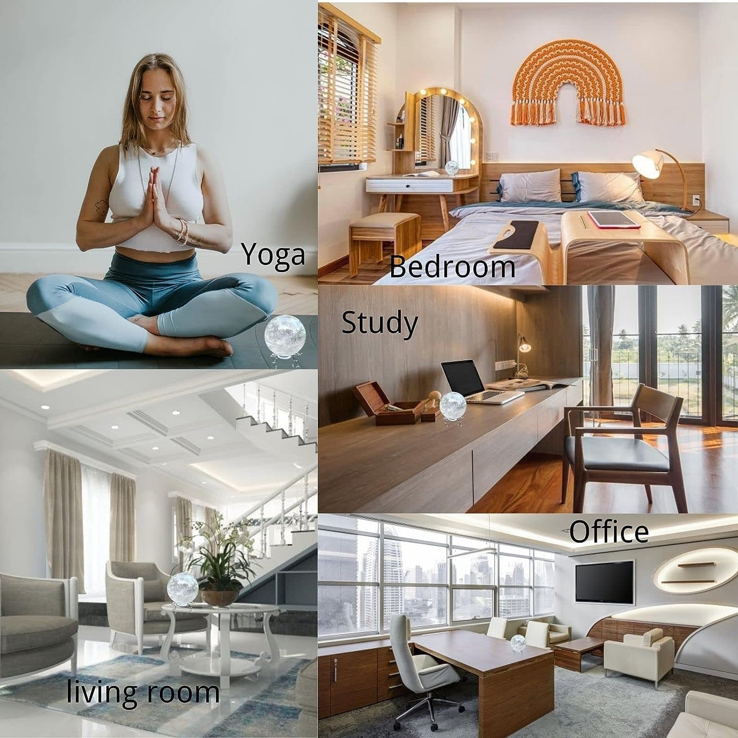 Natural Transparent Quartz Crystal Balls, White Quartz/ Amethyst