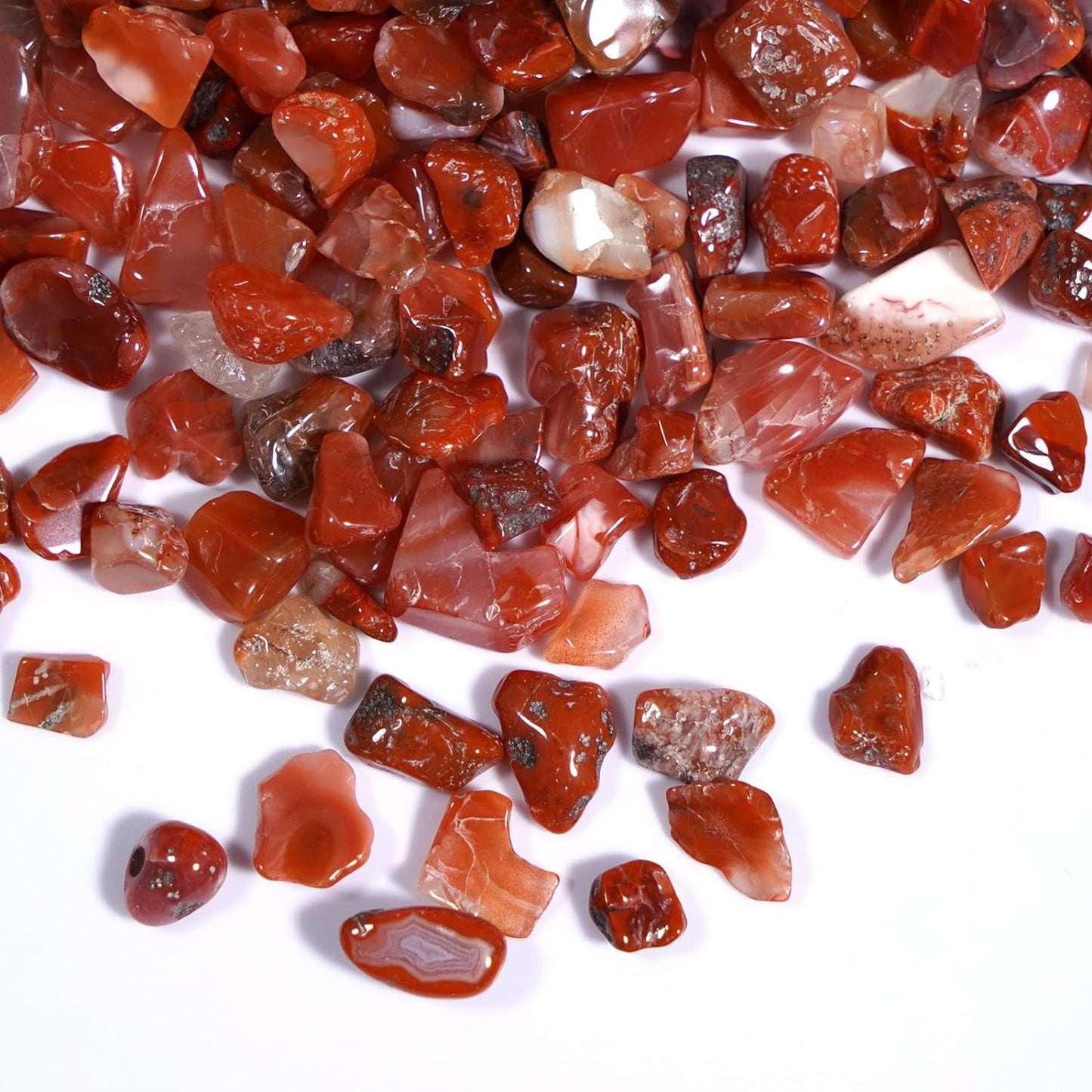 2lb Rose Quartz Natural Crushed 7mm-9mm