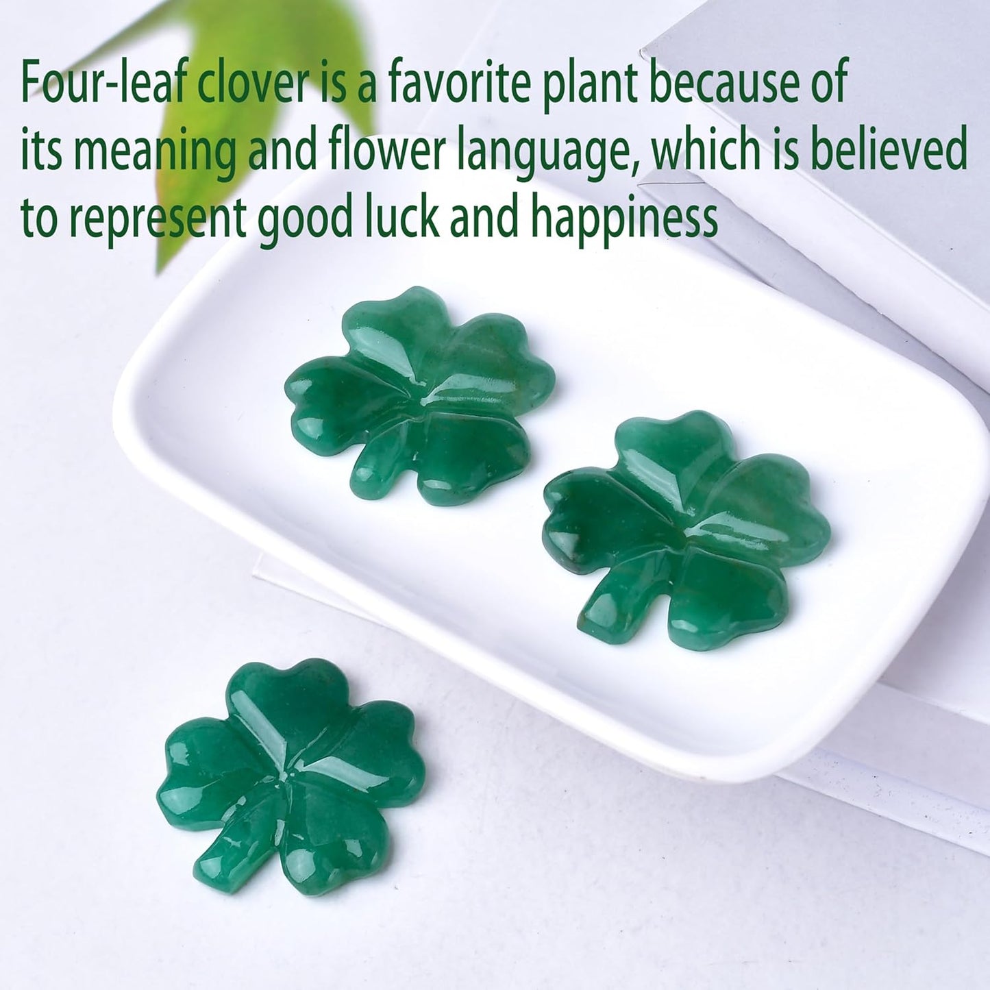 1PC Natural Green Aventurine Four Leaf