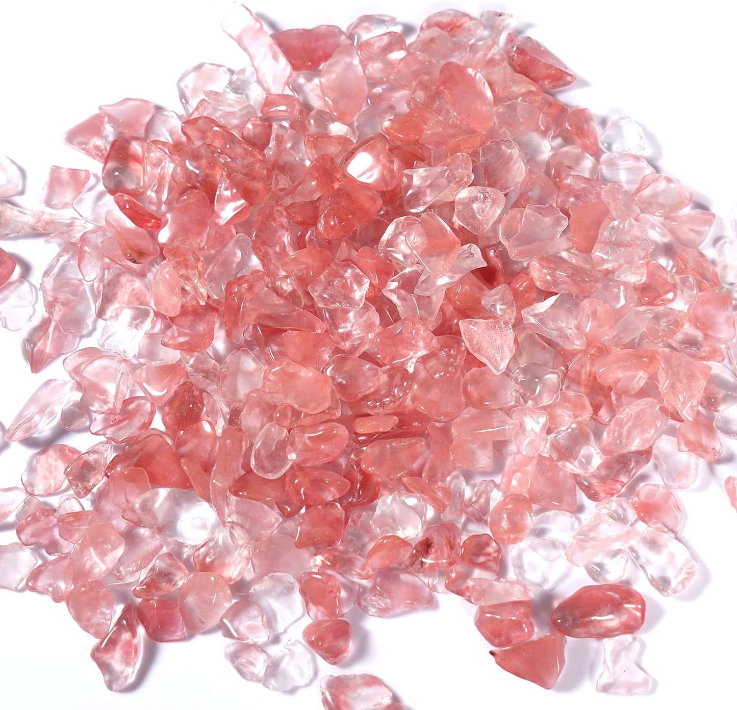 2lb Rose Quartz Natural Crushed 7mm-9mm