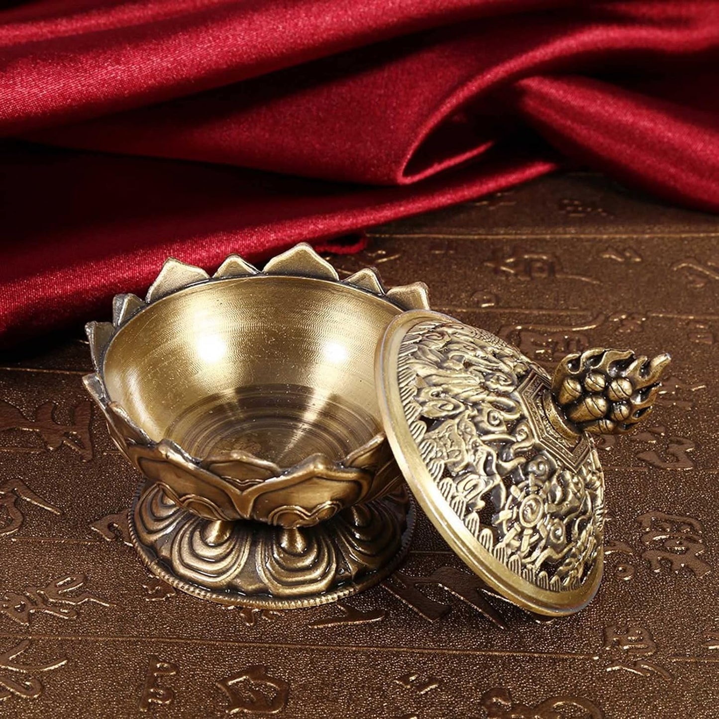 Classic Lotus, Vintage Cone Charcoal Incense Burner