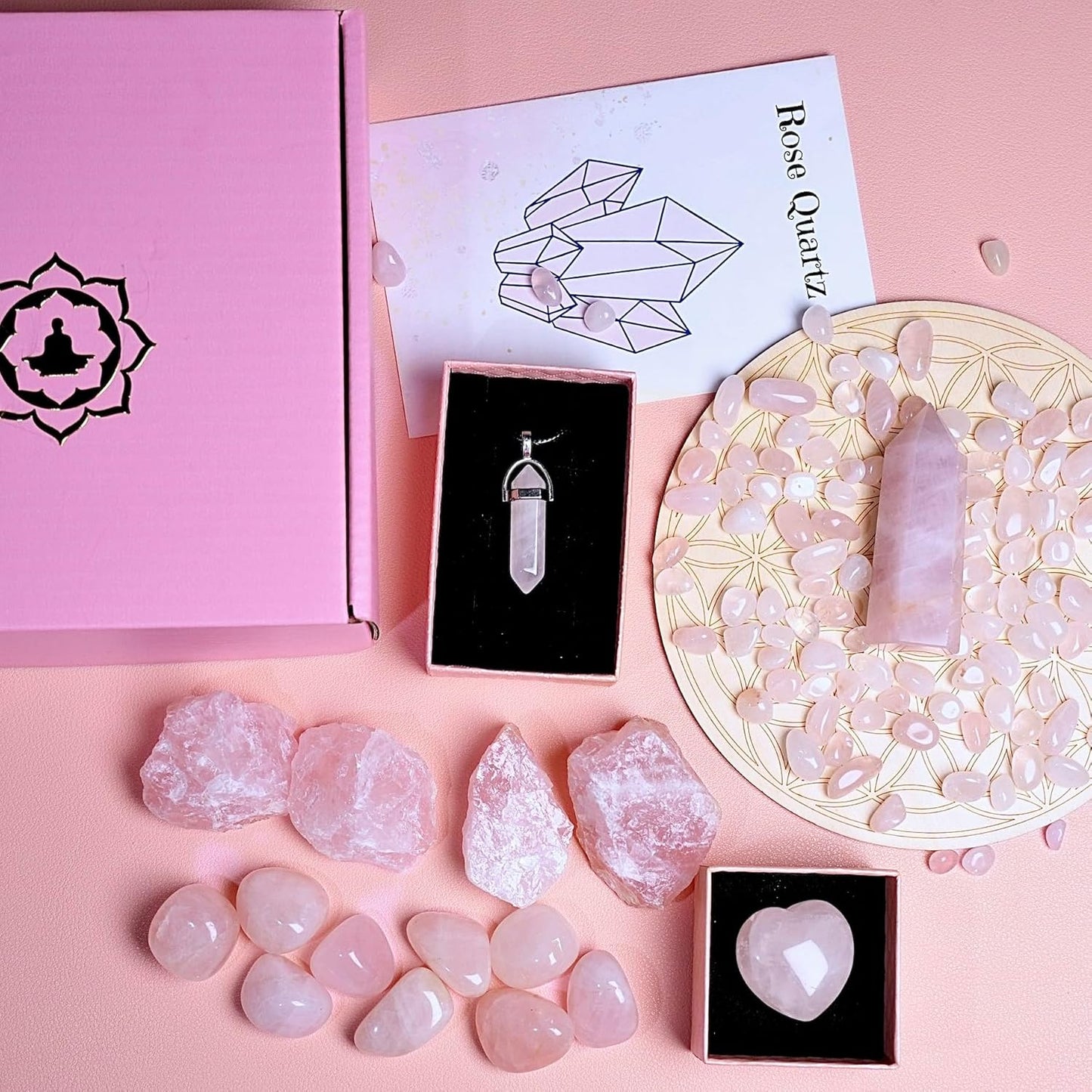 Rose Quartz Healing Set