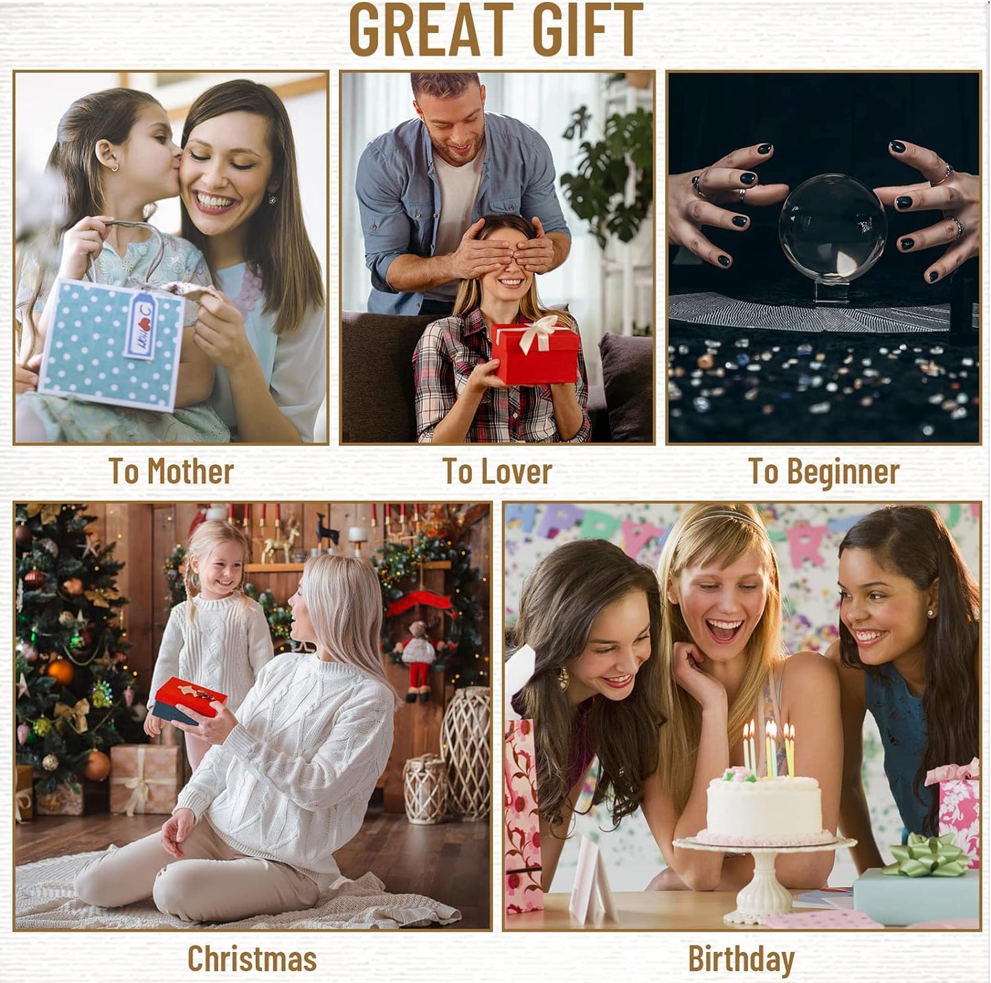 17Pcs Healing Crystals Stones Sets