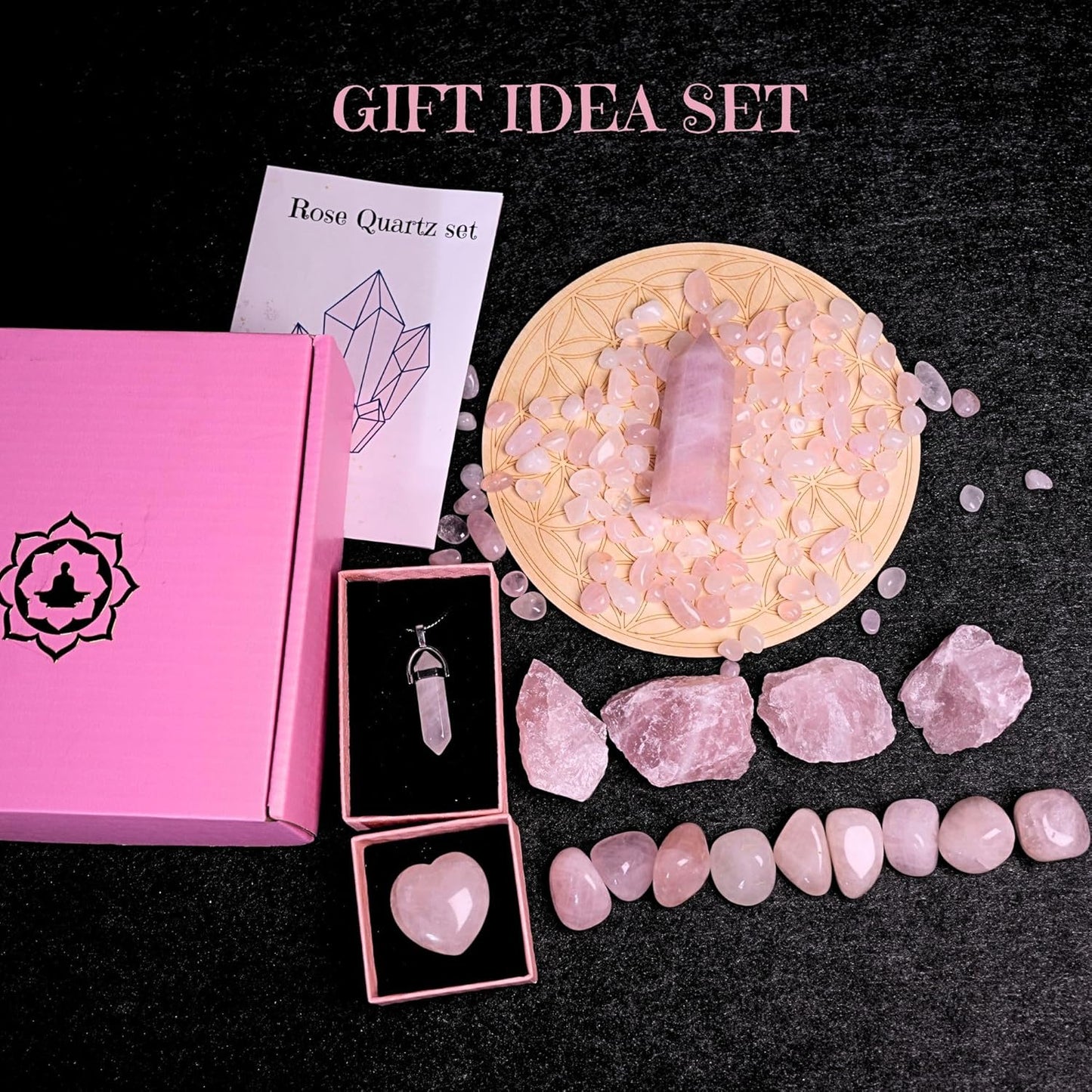 Rose Quartz Healing Set