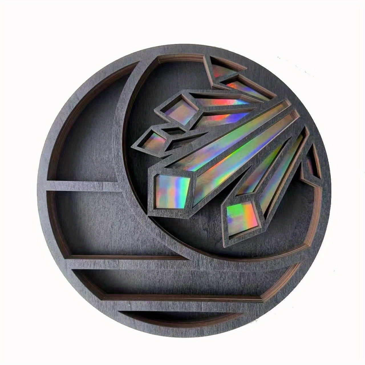 Wooden Crystal Display Rack - Aesthetic Room Décor