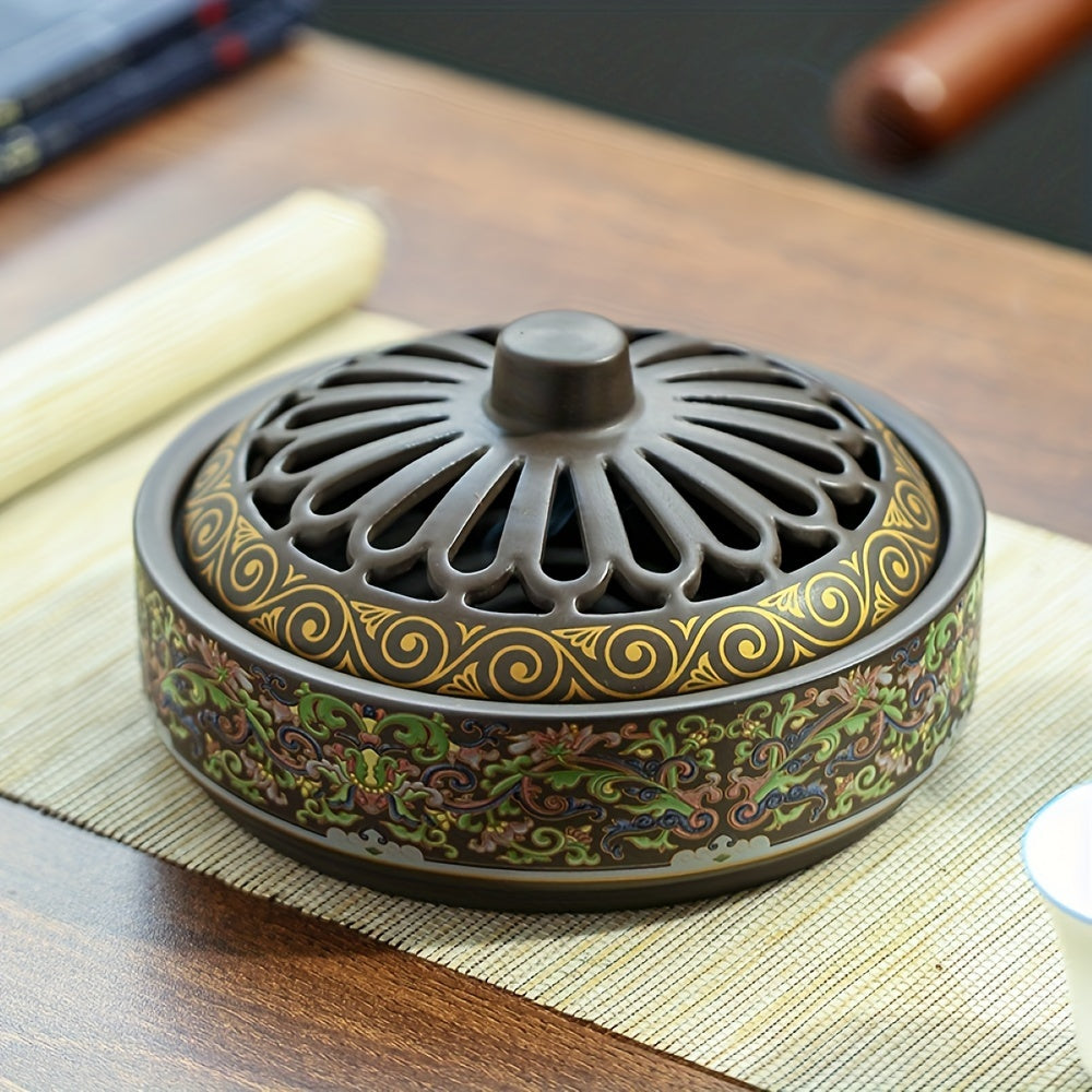 Elegant Ceramic Incense Holder