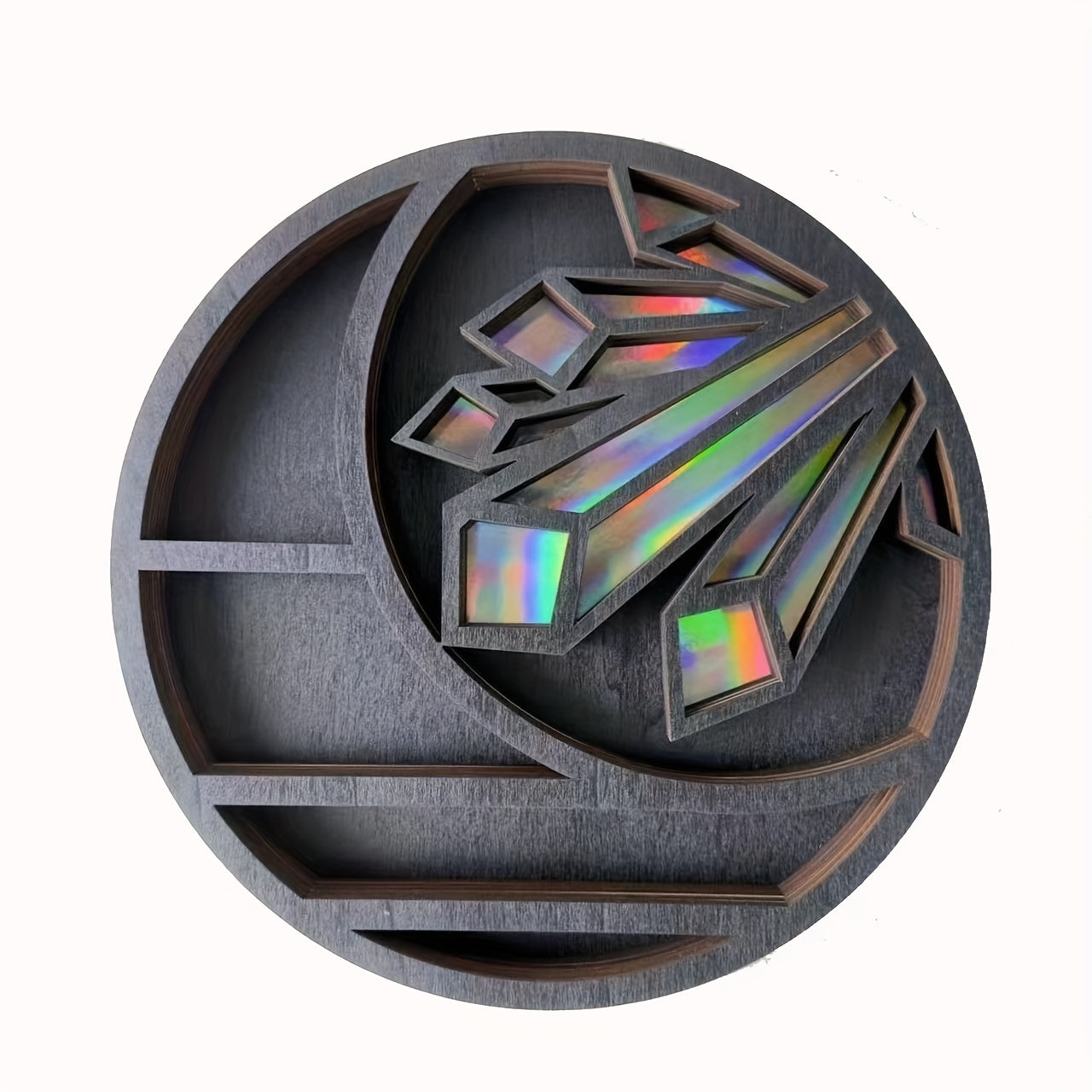 Wooden Crystal Display Rack - Aesthetic Room Décor