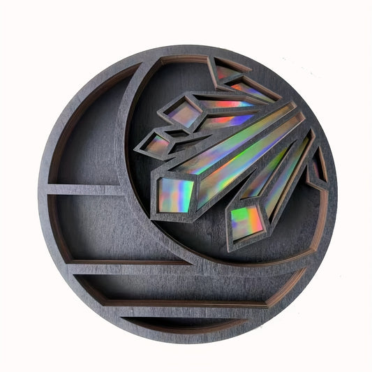 Wooden Crystal Display Rack - Aesthetic Room Décor