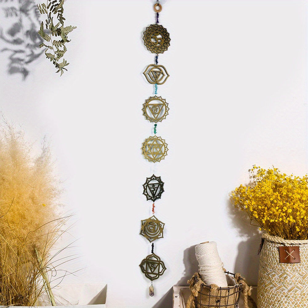Chakra Wooden Wall Art - Yoga Room Décor