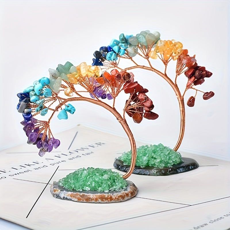 1pc Natural Crystal Tree Ornaments